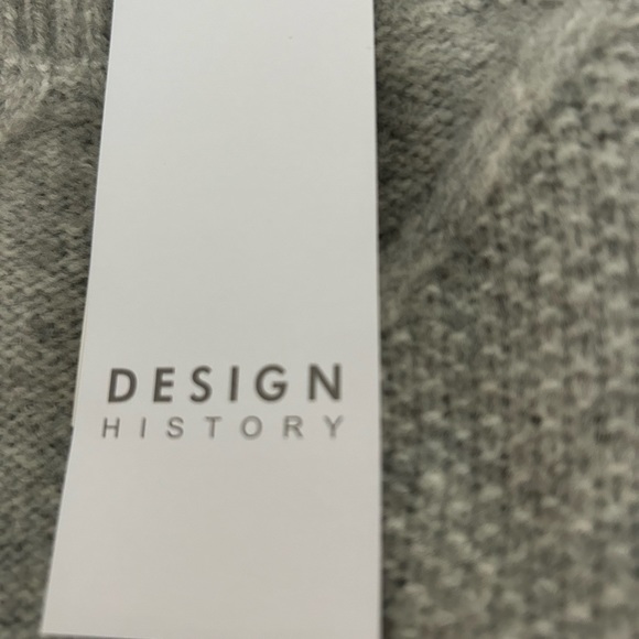 Design History Squareneck Pullover Sweater Platinum Gray size Large NWT - Picture 5 of 8